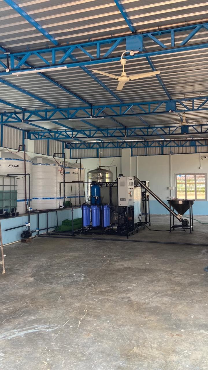 Interior view of the EcoSmart +Blue production hall in Chikballapur, Karnataka.